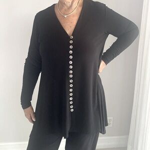 Sympli black tunic